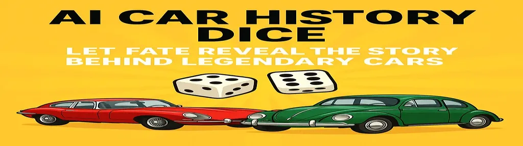 🚗 AI Car History Dice: Let Fate Reveal the Story Behind Legendary Cars